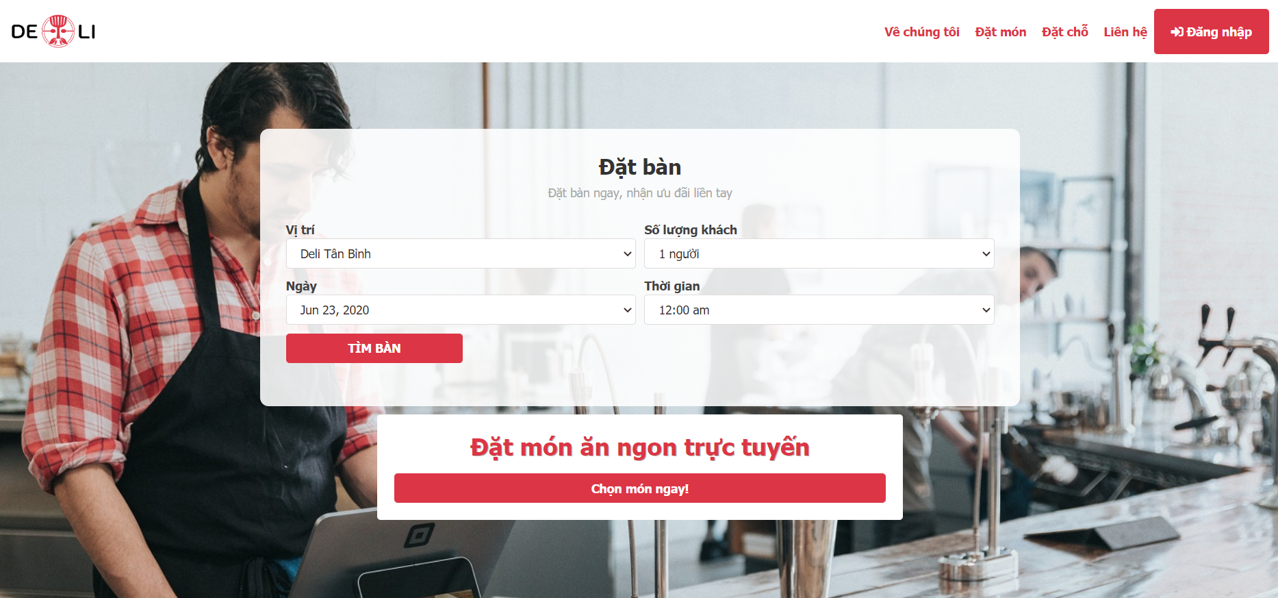 Làm Web App Đặt Món, Đặt Bàn Online Cho Nhà Hàng, Quán Cafe Giá Rẻ