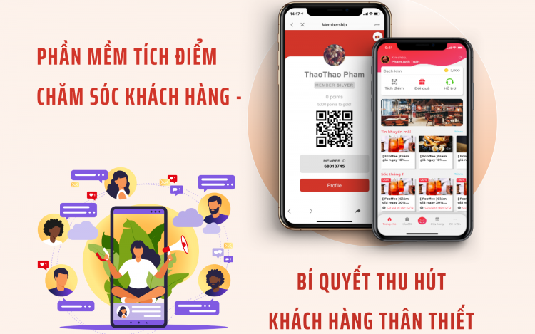 phan mem tich diem doi qua cham soc khach hang