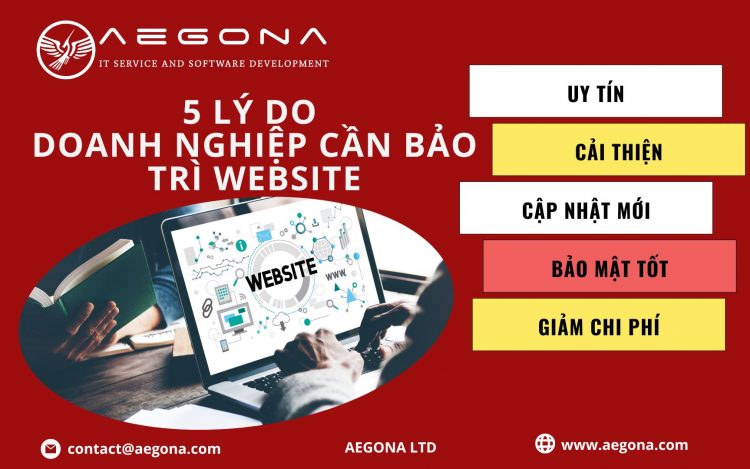 Lý do bảo trì website