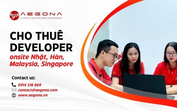 Cho thuê developer onsite tại Malaysia, Singapore, Hàn Quốc, Nhật bản