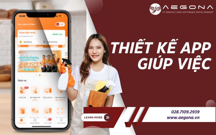 Thiết kế app giúp việc nhà theo cầu