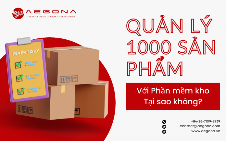 quản lý sản phẩm với phần mềm kho