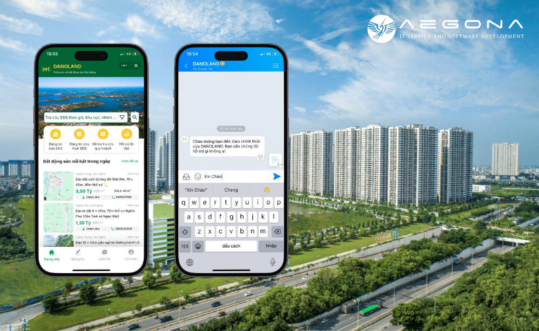 Tư vấn về bất động sản trực tiếp qua Zalo OA