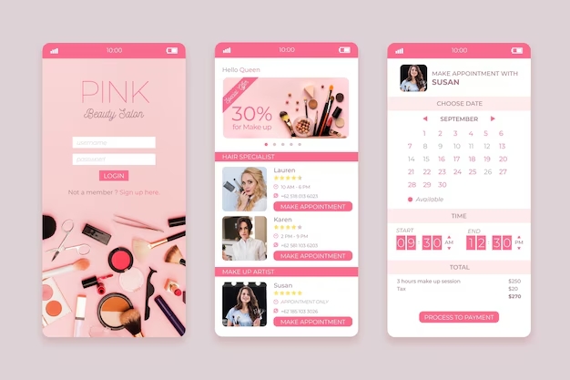 phần mềm booking spa, salon
