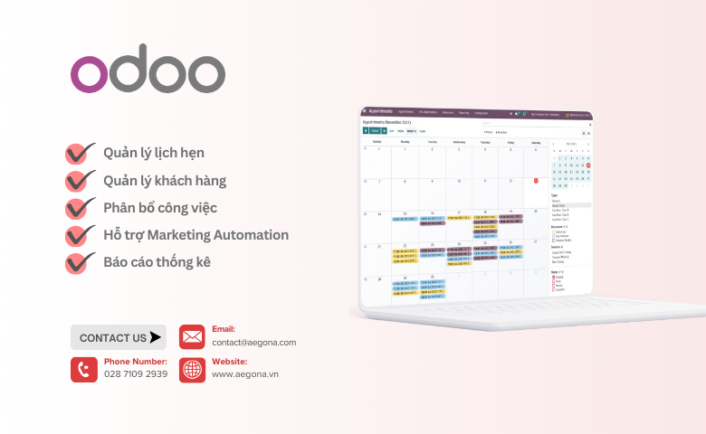 Top 5 phần mềm quản lý Spa quy mô lớn tốt nhất 2024 - Odoo