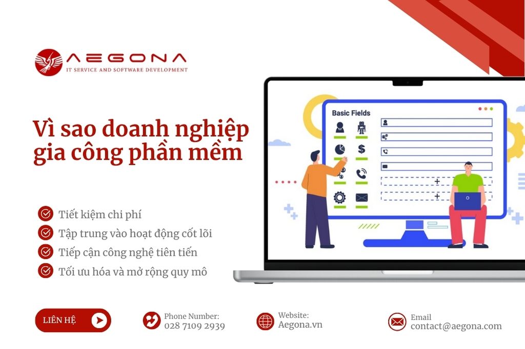Vì sao doanh nghiệp nên gia công phần mềm