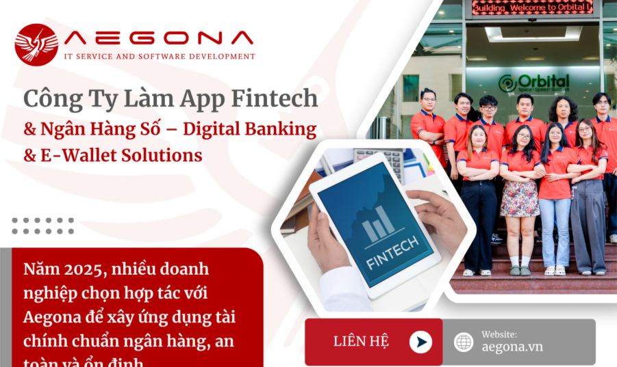 Aegona – Công ty làm app fintech & digital banking uy tín