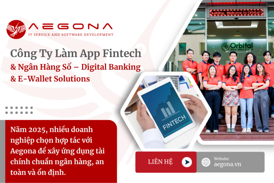 Aegona – Công ty làm app fintech & digital banking uy tín