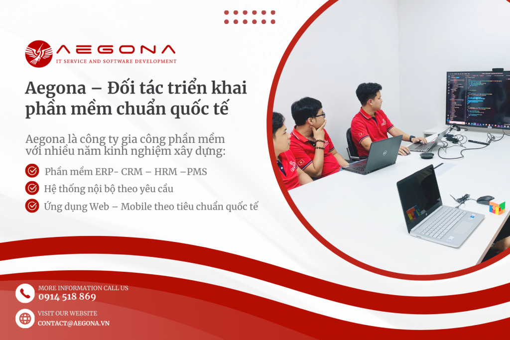 Aegona – Đối tác uy tín triển khai phần mềm quản trị doanh nghiệp chuẩn quốc tế