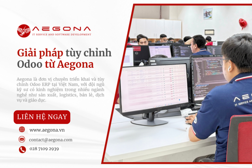 Giải pháp tùy chỉnh Odoo từ Aegona