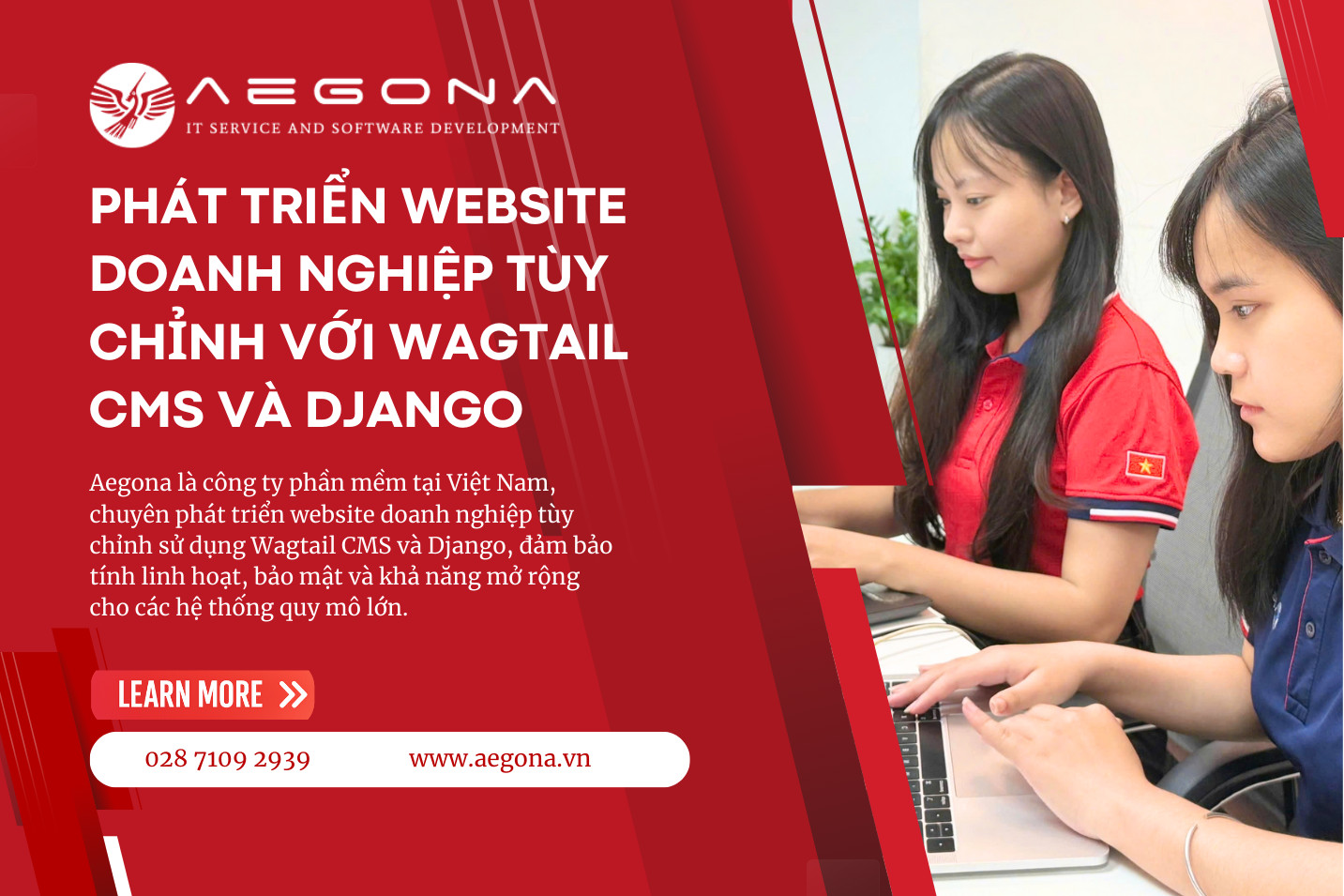 Wagtail CMS và Django cho Website Doanh Nghiệp Hiện Đại - AEGONA