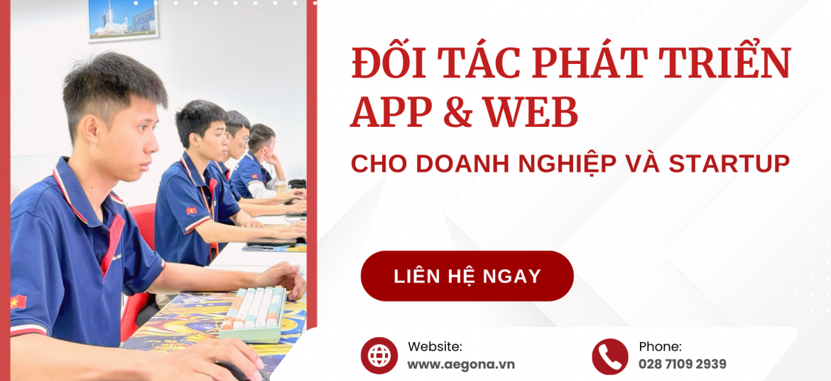 Đối tác phát triển App & Web cho doanh nghiệp và Startup
