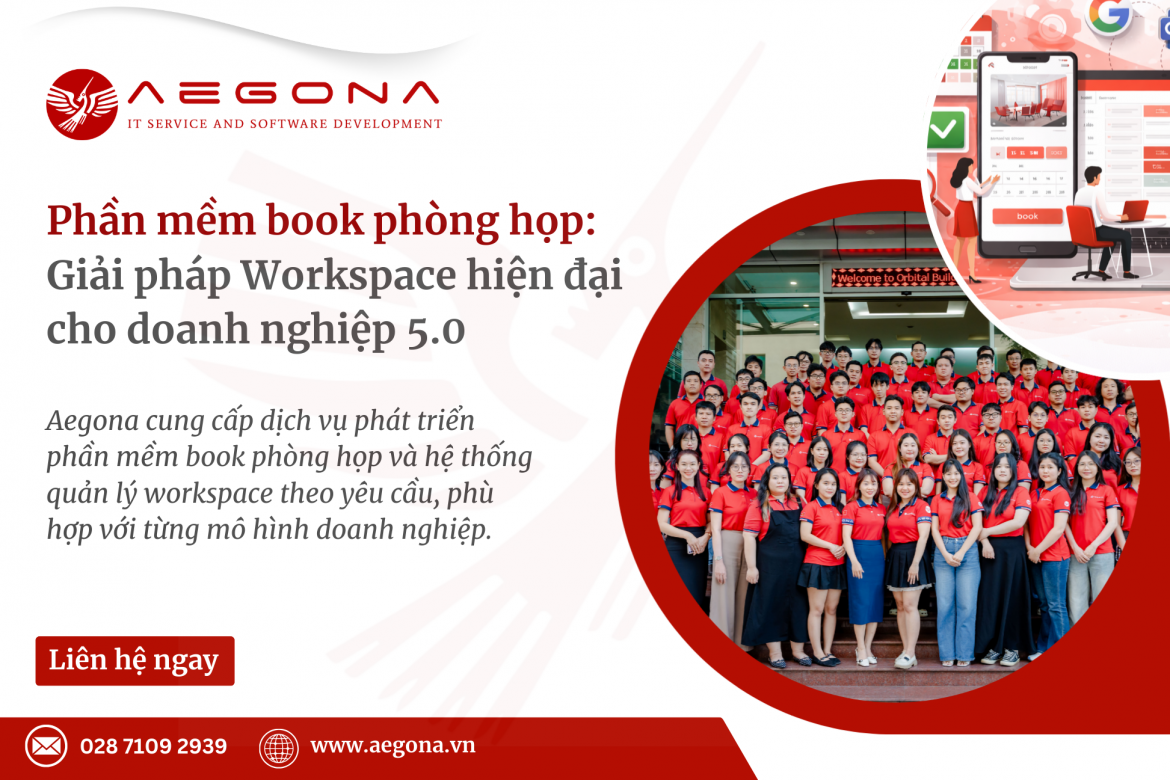 Phần mềm book phòng họp: Giải pháp Workspace hiện đại cho doanh nghiệp 5.0