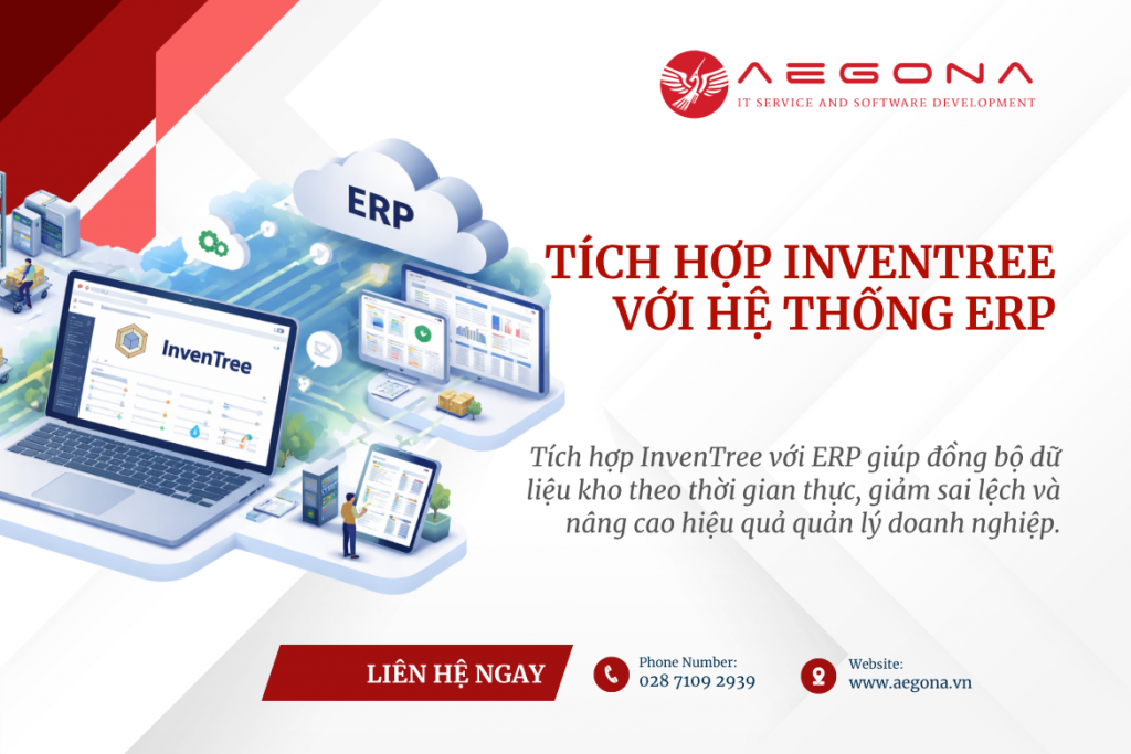 Tích hợp Inventree với hệ thống ERP: Giải pháp đồng bộ dữ liệu kho thời gian thực