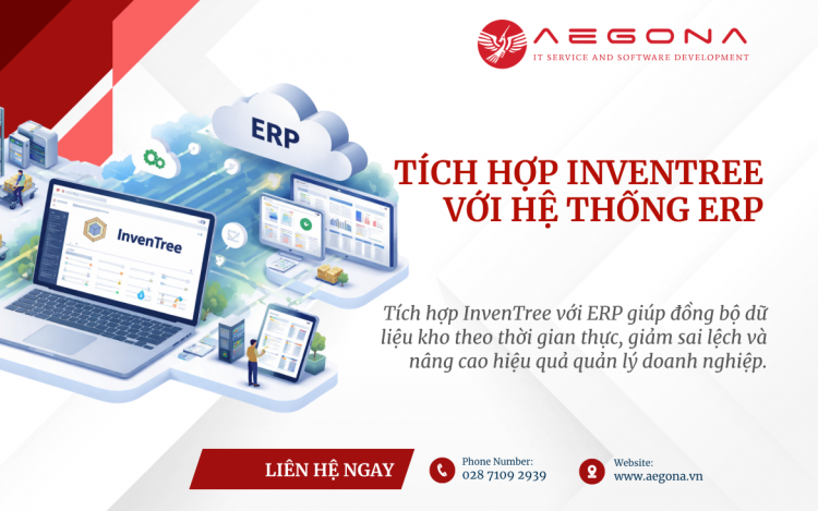 Tích hợp Inventree với hệ thống ERP: Giải pháp đồng bộ dữ liệu kho thời gian thực