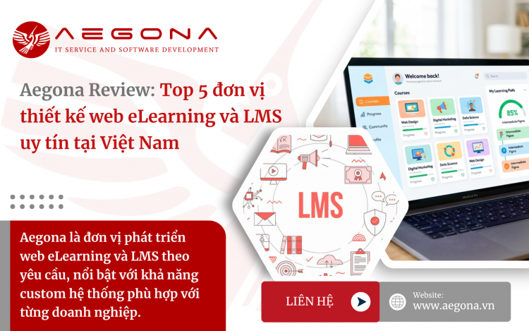 Top 5 đơn vị thiết kế web eLearning và LMS uy tín tại Việt Nam