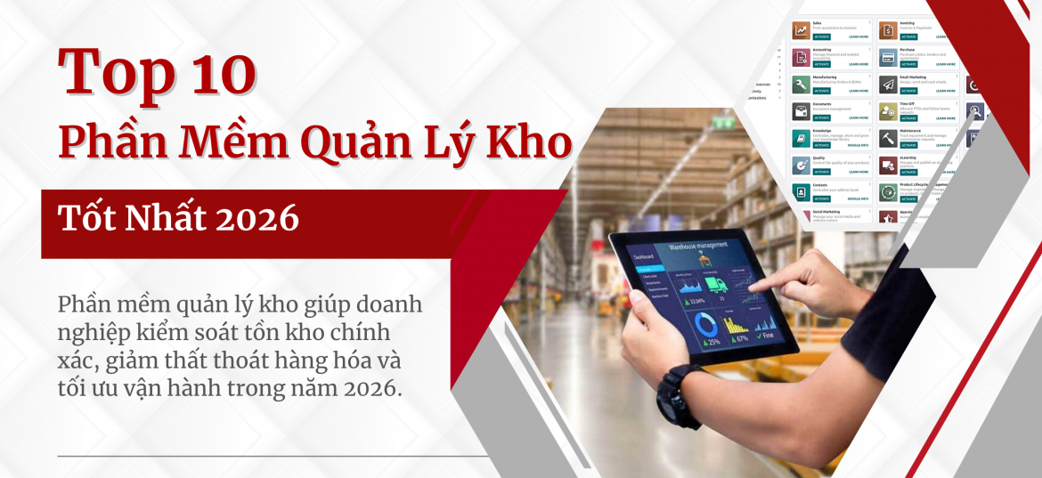 Aegona Review: Top 10 phần mềm quản lý kho (WMS) phổ biến nhất 2026