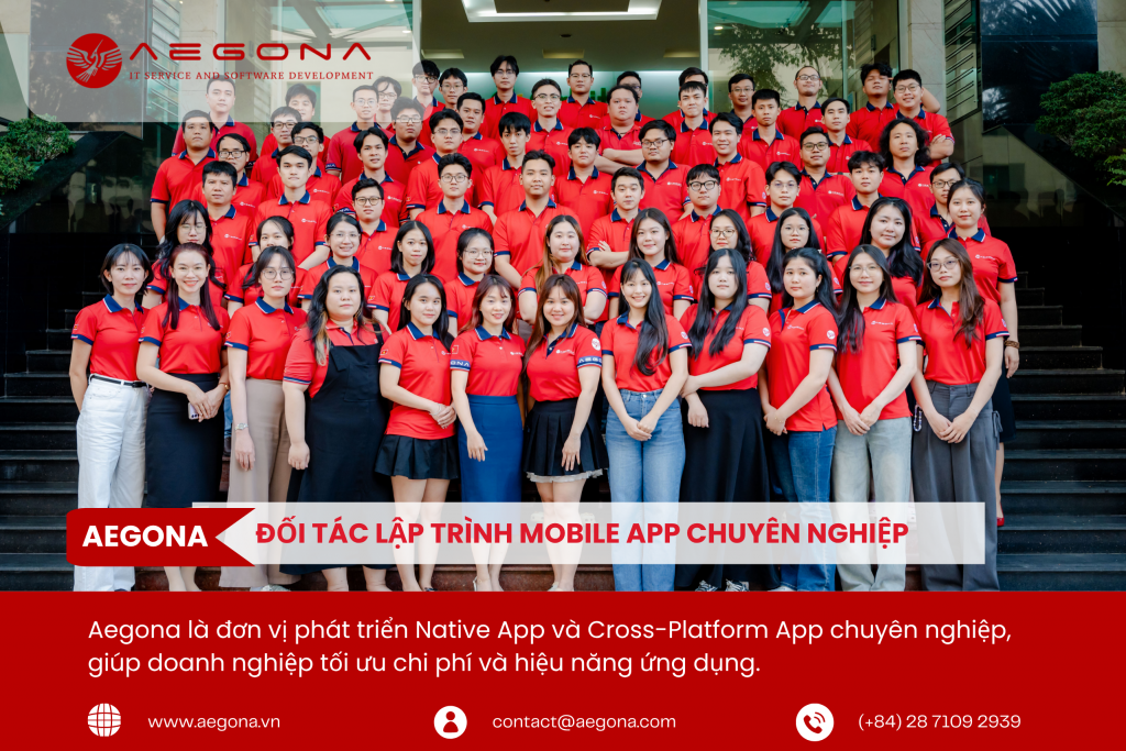 Aegona – Đối tác Lập trình Mobile App uy tín, chuyên nghiệp
