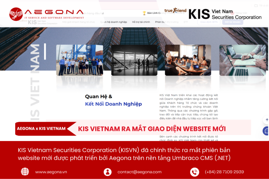KIS Vietnam Ra Mắt Giao Diện Website Mới | Nâng Tầm Trải Nghiệm Số