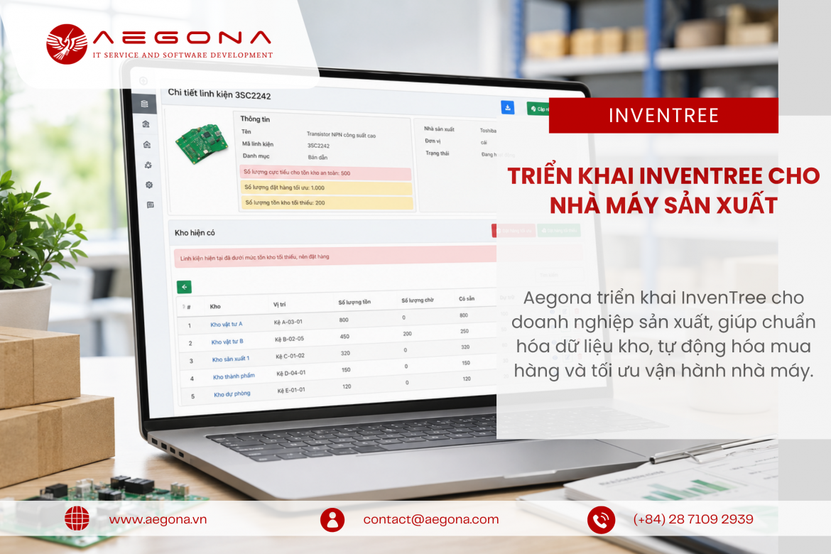 Triển Khai InvenTree Cho Nhà Máy Sản Xuất: Tối Ưu Quản Lý Mua Hàng & Tồn Kho
