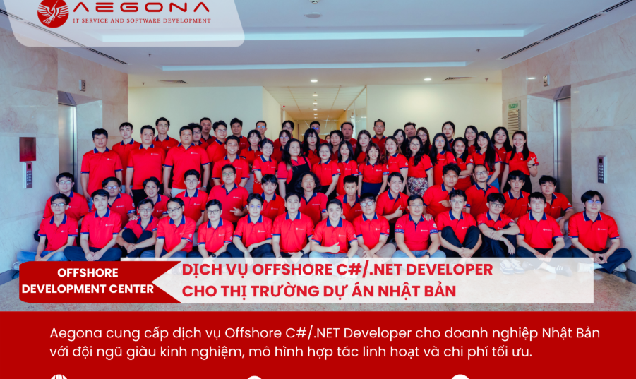 Dịch vụ Offshore C#/.NET Developer cho thị trường dự án Nhật Bản