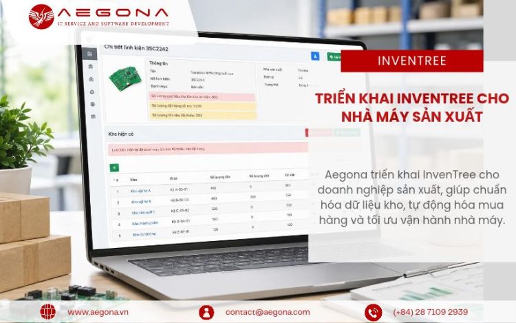 Triển Khai InvenTree Cho Nhà Máy Sản Xuất