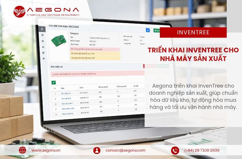 Triển Khai InvenTree Cho Nhà Máy Sản Xuất