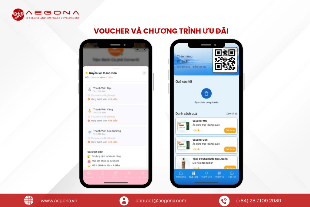 Voucher và chương trình ưu đãi trên Zalo mini app