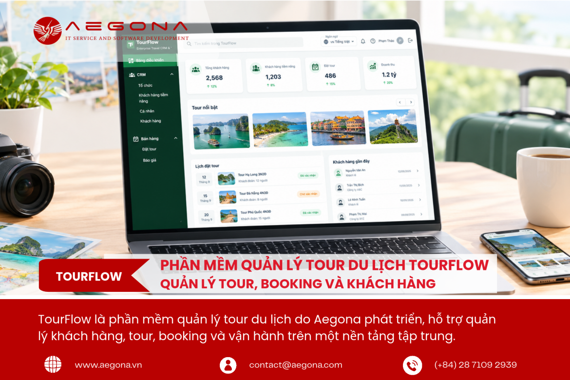 Phần Mềm Quản Lý Tour Du Lịch TourFlow