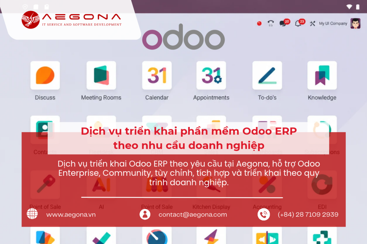 triển khai Odoo ERP