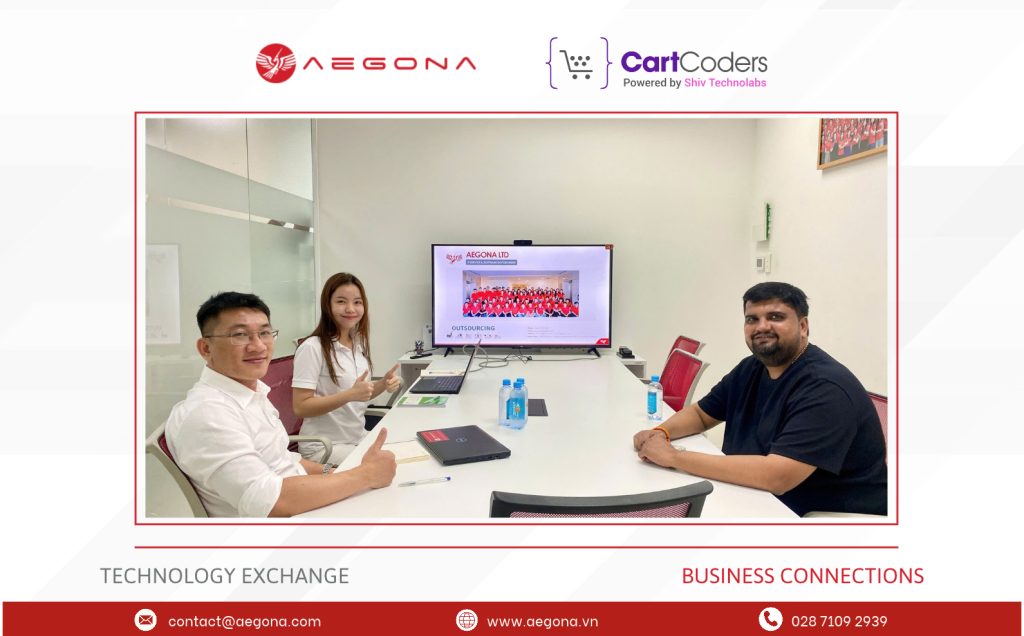 Buổi chia sẻ giữa Aegona và CartCoders diễn ra suôn sẻ, thoải mái